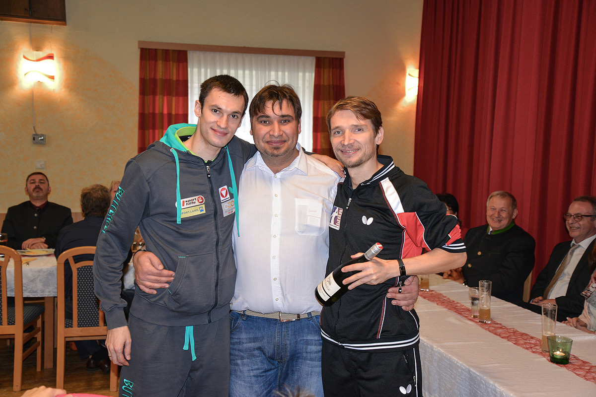 Zacky mit Stefan Fegerl und Werner Schlager